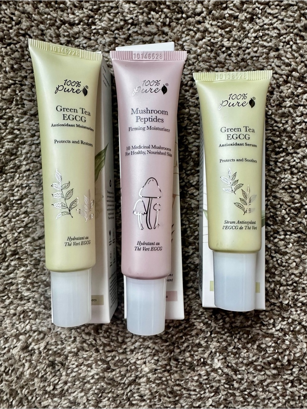 100% Pure Green Tea & Mushroom Skincare Bundle